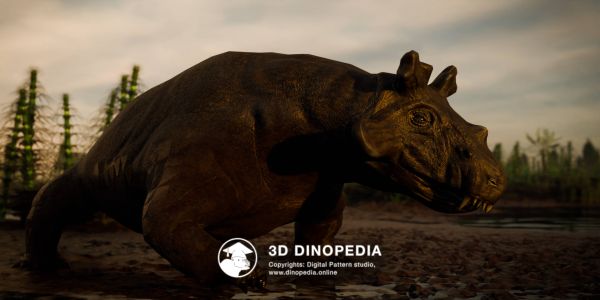 Пермский период Эстемменозух 3D Dinopedia