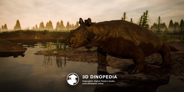 Пермский период Эстемменозух 3D Dinopedia
