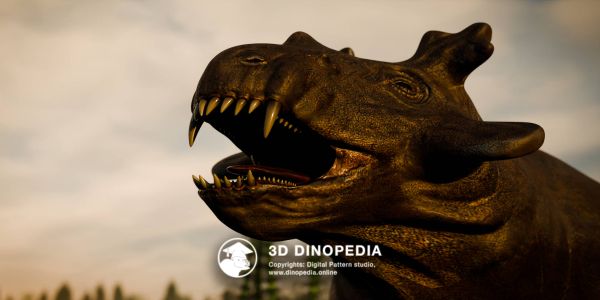 Пермский период Эстемменозух 3D Dinopedia