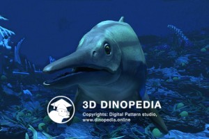 Jurassic period Stenopterygius 3D Dinopedia