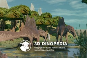 Cretaceous period Spinosaurus 3D Dinopedia