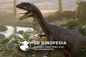 Triassic period Liliensternus 3D Dinopedia