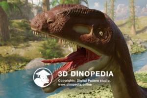 Triassic period Liliensternus 3D Dinopedia