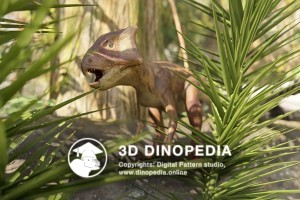 Меловой период Археоцератопс 3D Dinopedia