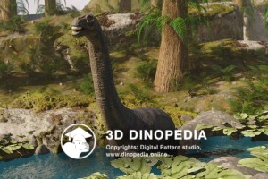 Jurassic period Apatosaurus 3D Dinopedia