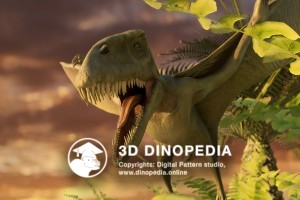 Jurassic period Dimorphodon 3D Dinopedia