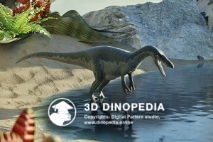 Cretaceous period Baryonyx 3D Dinopedia