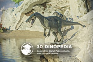 Cretaceous period Baryonyx 3D Dinopedia