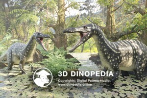 Cretaceous period Suchomimus 3D Dinopedia