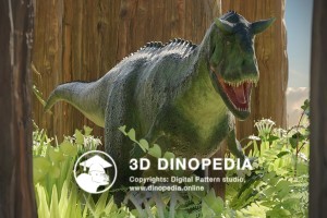 Cretaceous period Carnotaurus 3D Dinopedia