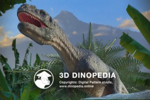 Cretaceous period Majungasaurus 3D Dinopedia