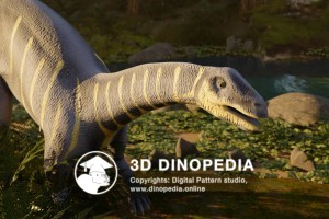 Triassic period Riojasaurus 3D Dinopedia