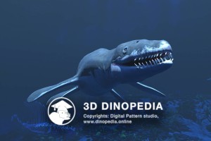 Jurassic period Liopleurodon 3D Dinopedia