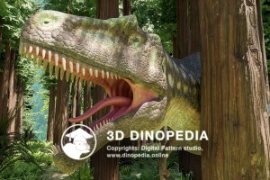 Cretaceous period Carcharodontosaurus 3D Dinopedia