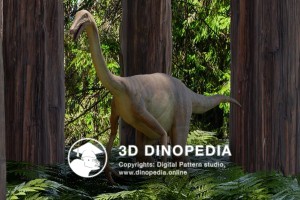 Cretaceous period Gallimimus 3D Dinopedia