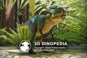 Cretaceous period Microceratus 3D Dinopedia