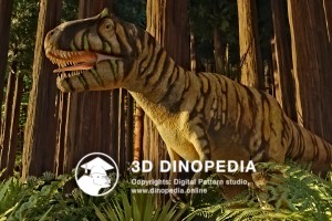 Jurassic period Metriacanthosaurus 3D Dinopedia