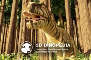 Jurassic period Metriacanthosaurus 3D Dinopedia