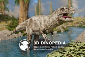 Cretaceous period Kelmayisaurus 3D Dinopedia