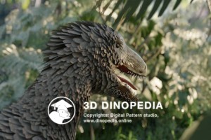 Cretaceous period Deinonychus 3D Dinopedia