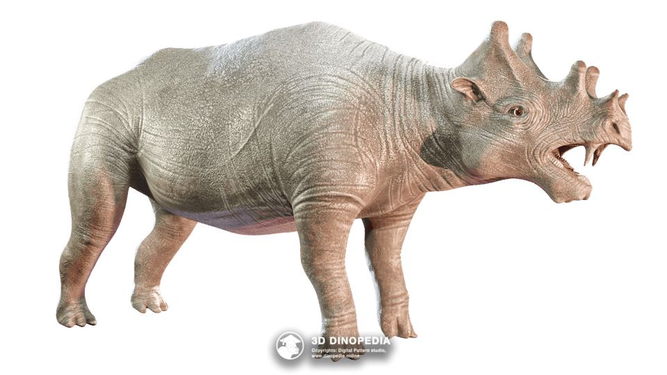 Uintatherium Dino Pet