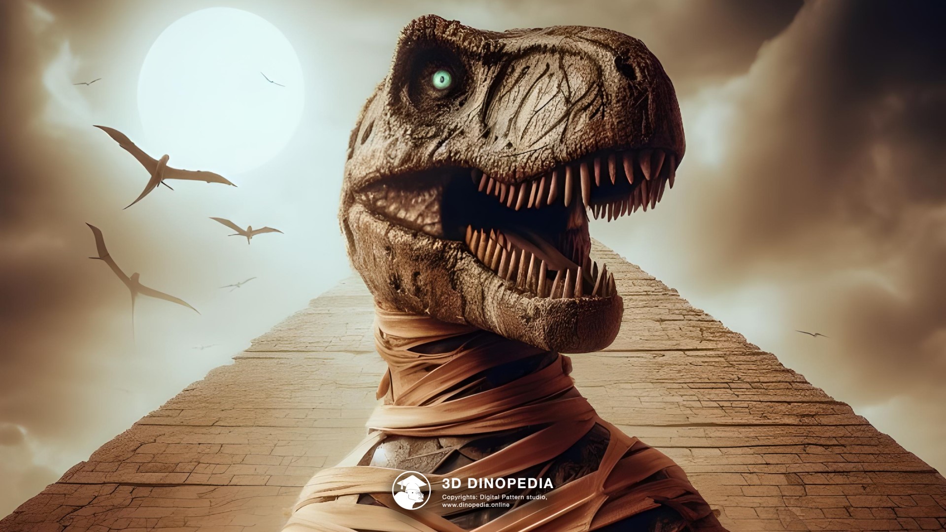 3D Dinopedia Хэллоуин: Ужасы и Мистика в 3Д Динопедии