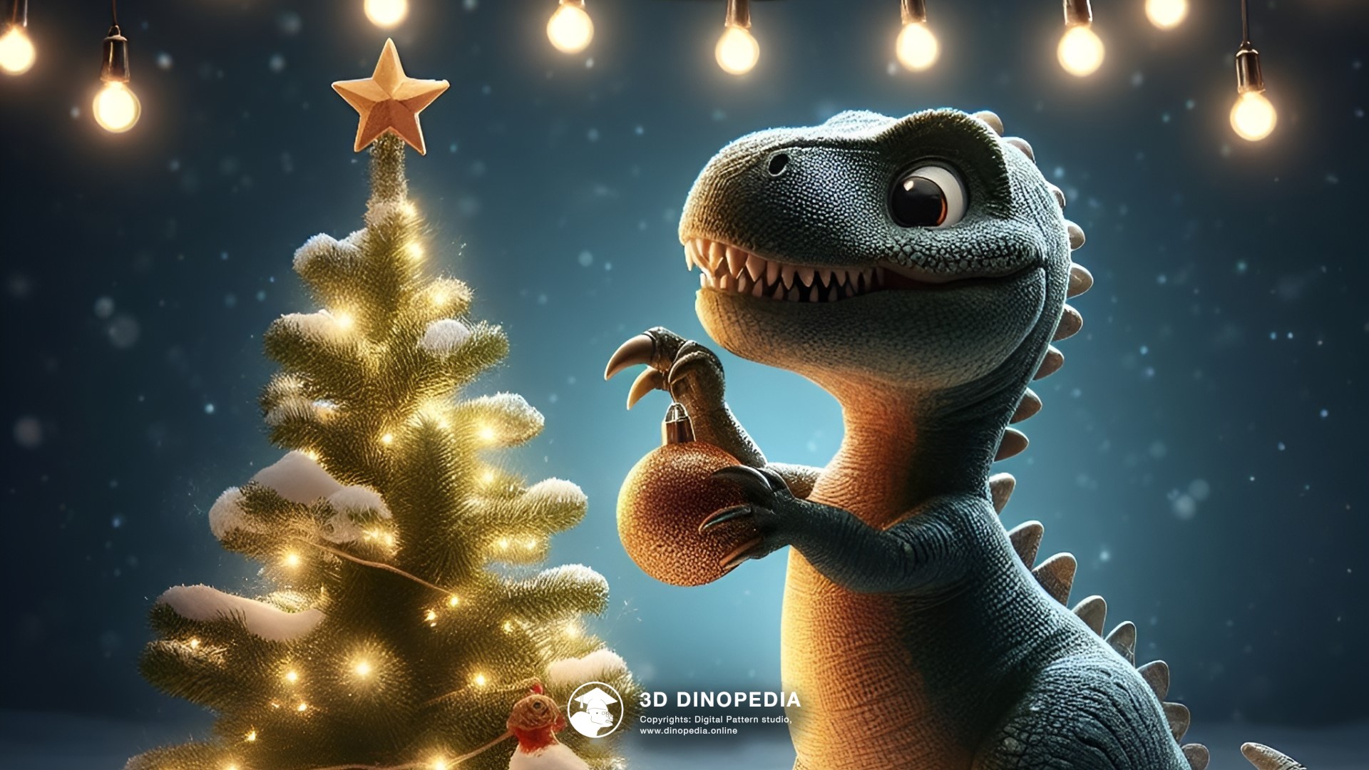 3D Dinopedia The Mysteries of the Christmas Tree - New wallpaper!