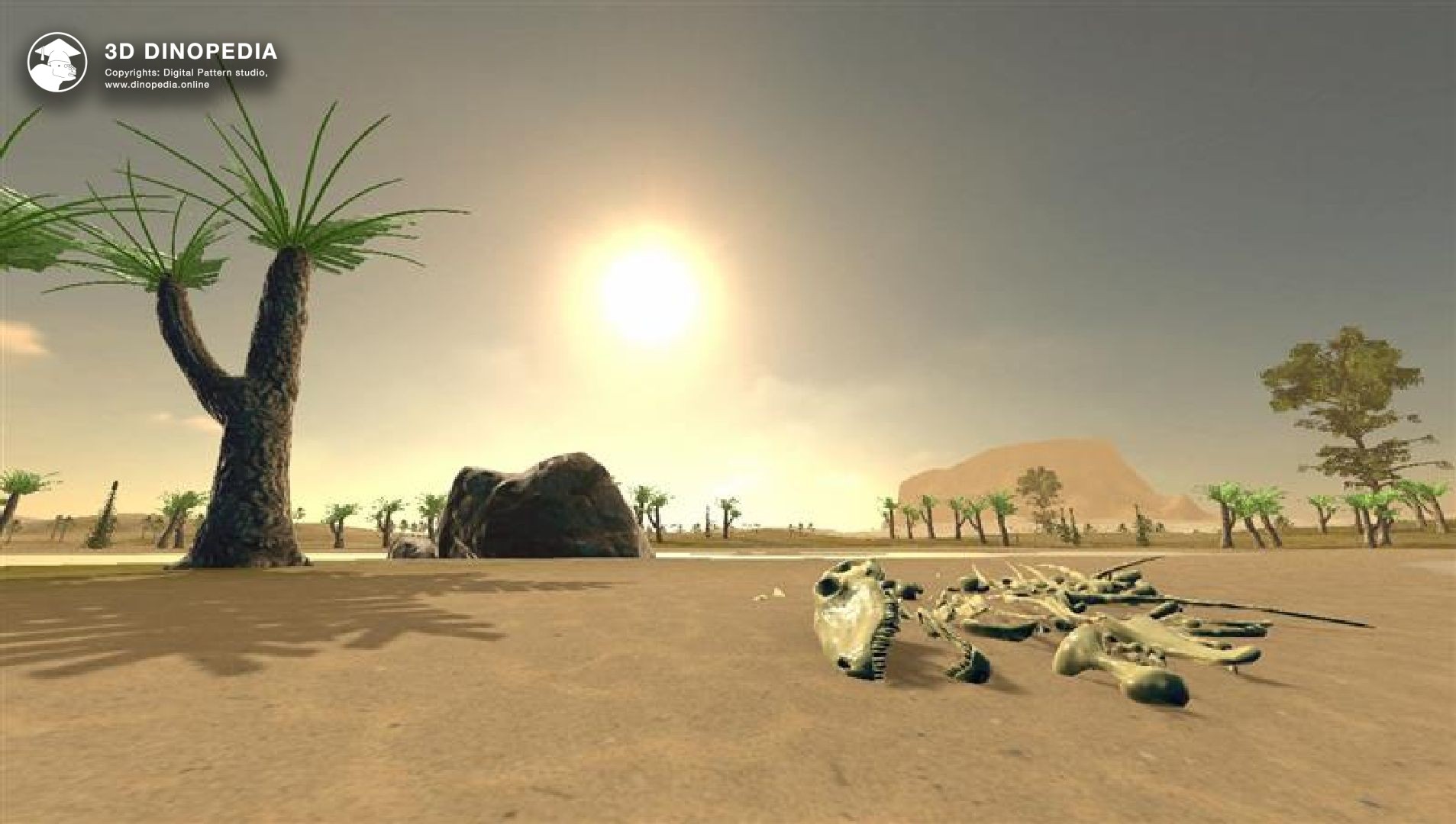 3D Dinopedia Feel the Triassic Heat: Deserts & Semi-Deserts in 3D