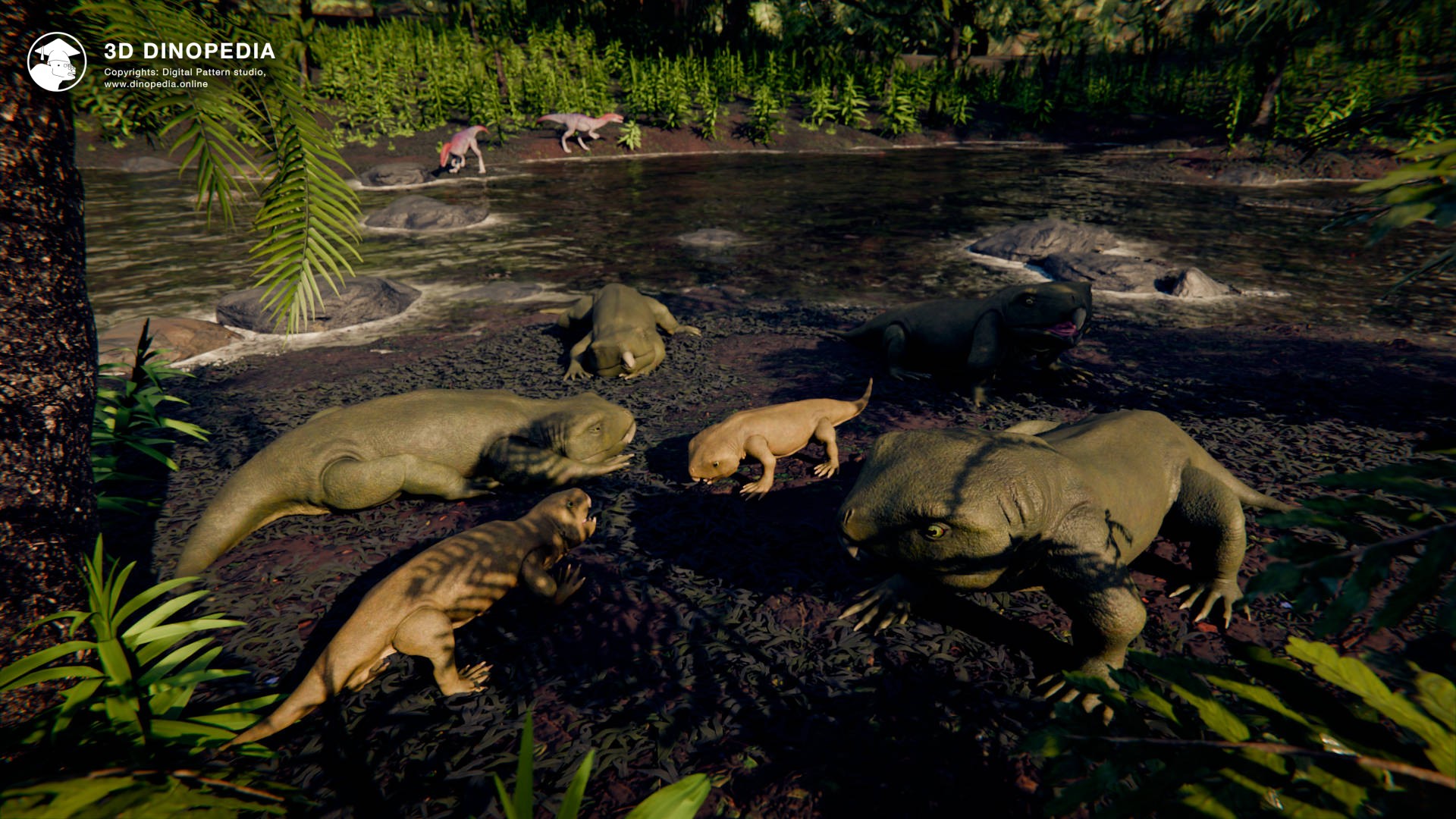 3D Dinopedia Meet Hyperodapedon - a stocky Late Triassic tough little herbivore!